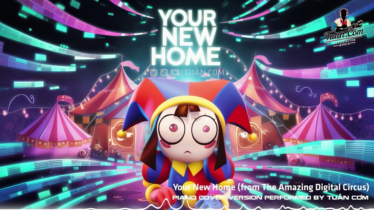 ♪ Your New Home (from The Amazing Digital Circus - Main Theme)  ♪   Piano Cover - TUẤN CƠM