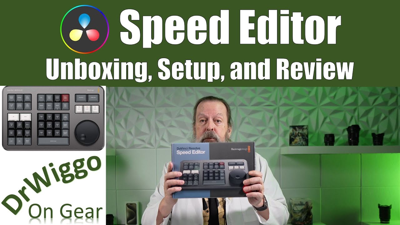 DaVinci Resolve Speed Editor Unboxing, Setup and Review