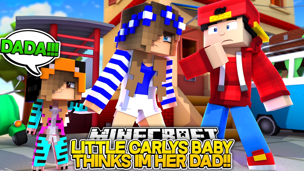 Minecraft Adventure - LITTLE CARLYS BABY THINKS ROPO IS HER DAD!!