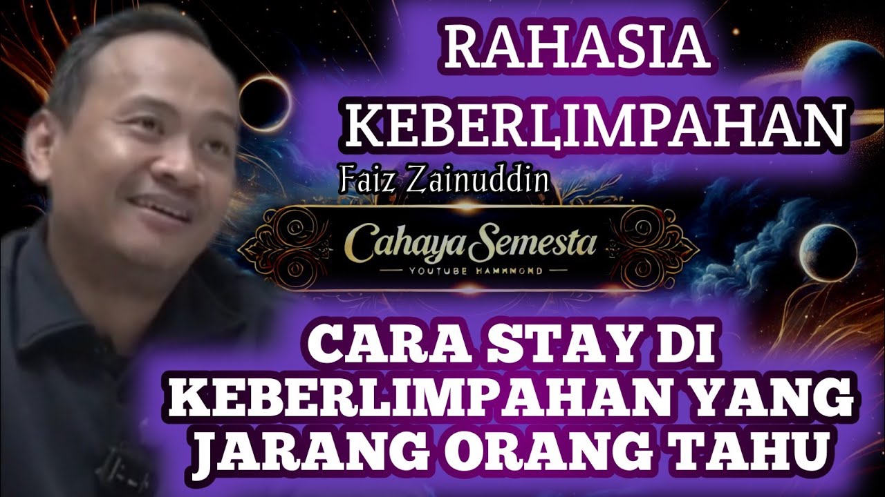TIPS STAY DI KELIMPAHAN YANG JARANG ORANG TAHU | FAIZ ZAINUDDIN
