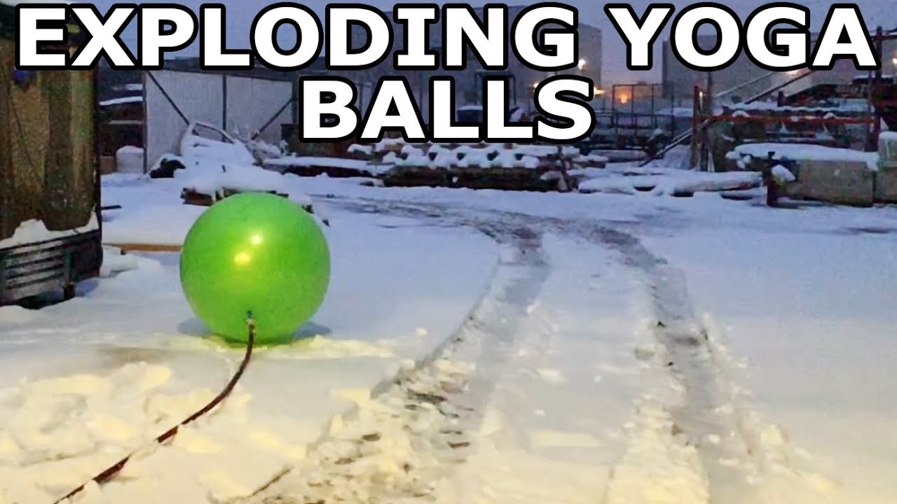 Exploding Yoga Balls - Waterjet Channel Shenanigans