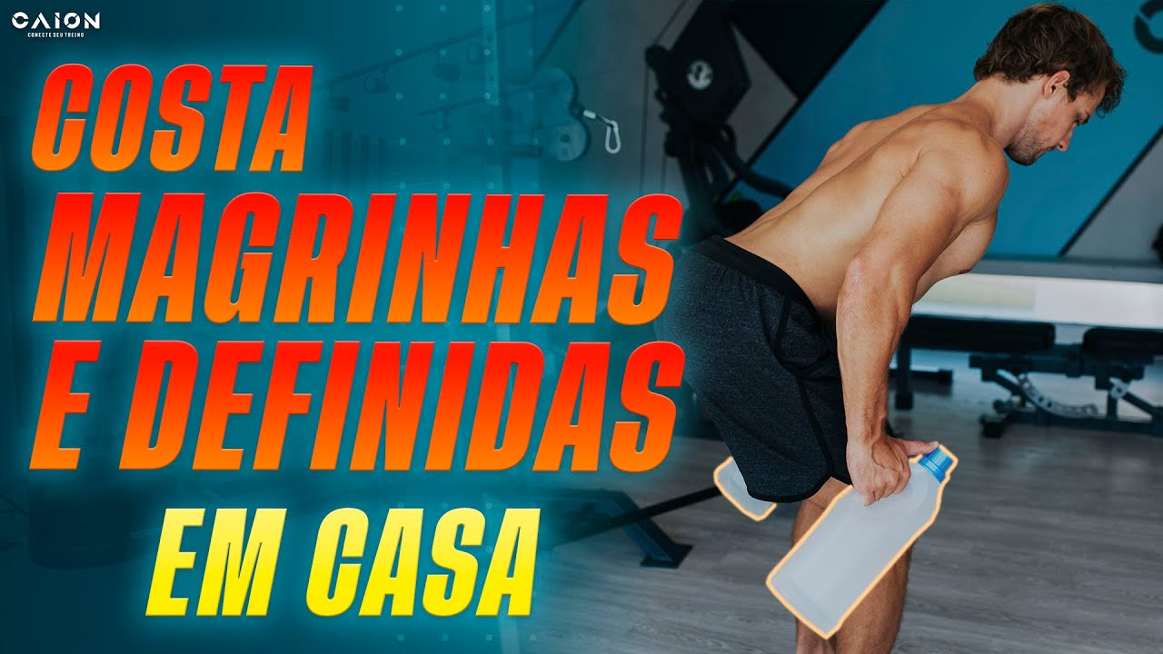 Remada curvada em casa: maneira correta de fazer usando garrafas de água