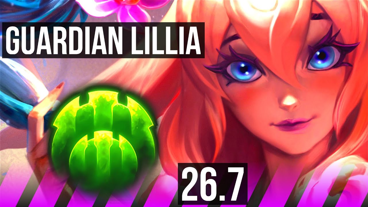 LILLIA & Jhin vs MILIO & Draven (SUP) | Guardian | NA Master | 26.7