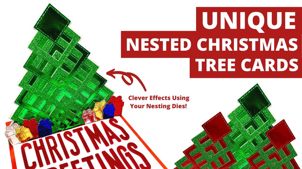 😱THE MOST UNIQUE 😱 CHRISTMAS TREE CARD YOU WILL SEE TODAY!!!