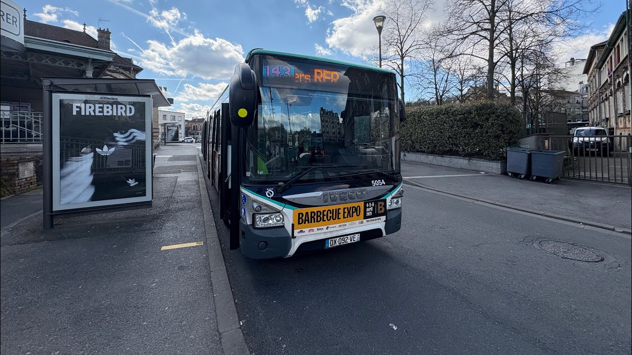 Bus 143 La Courneuve-Aubervilliers RER ➡️ Rosny-Sous-Bois RER