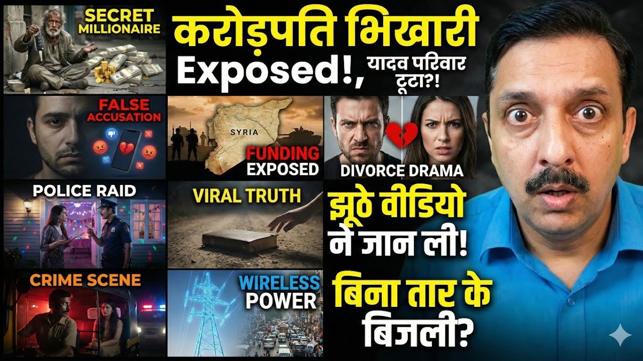 Syria Crisis, Yadav Divorce, Millionaire Beggar, Kerala Case, Finland Tech, Viral Video, Big News