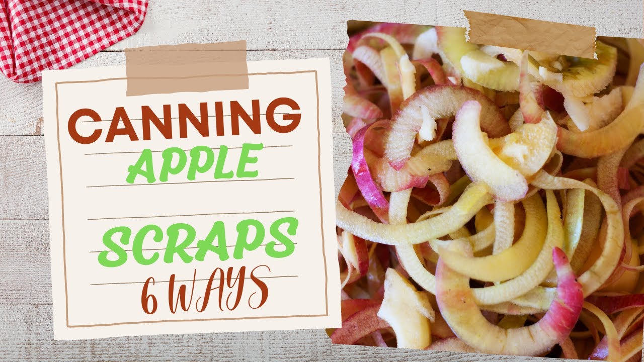 Canning apple scrap jelly, apple juice, apple butter, and cinnamon apple sauce