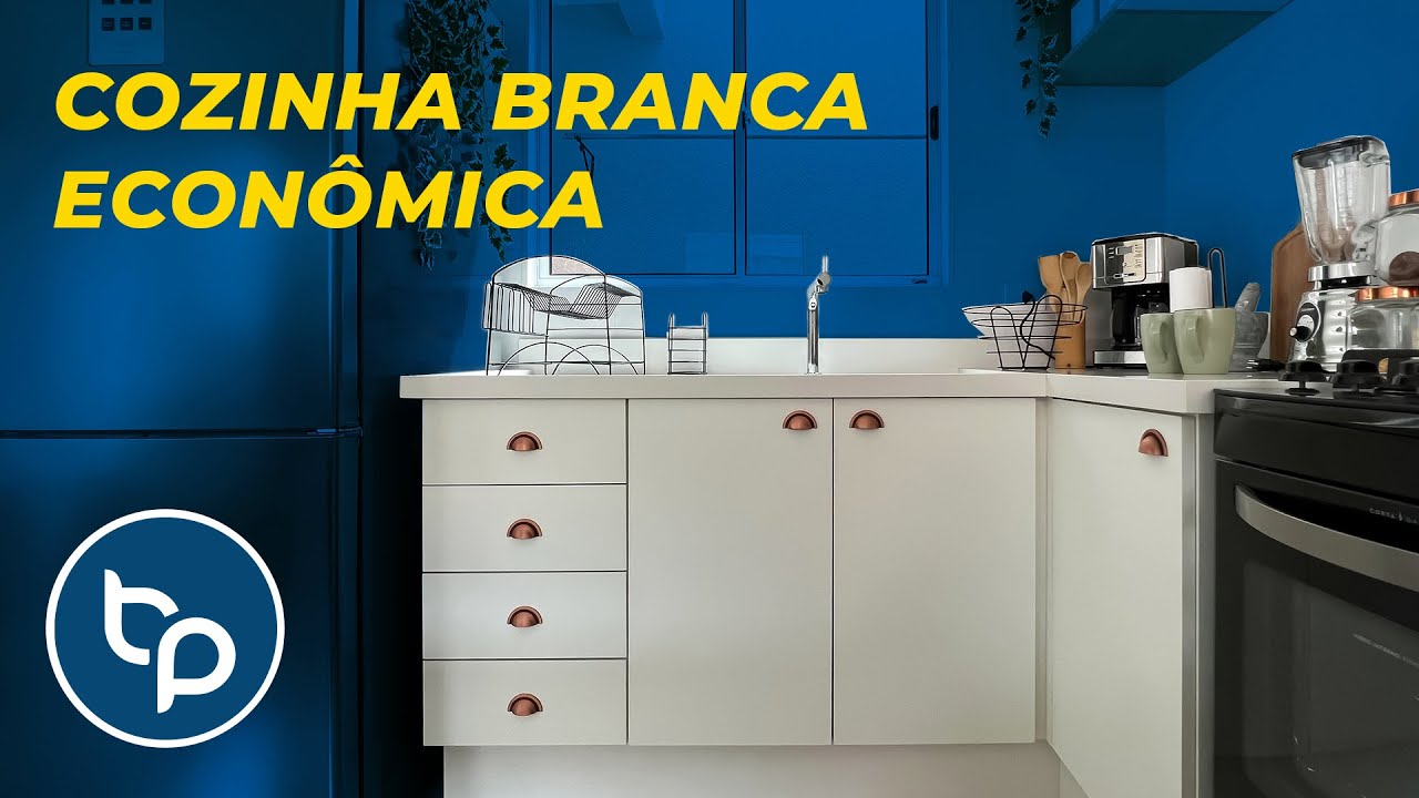 Cozinha Branca Econ&ocirc;mica, clientes Biblos Planejados