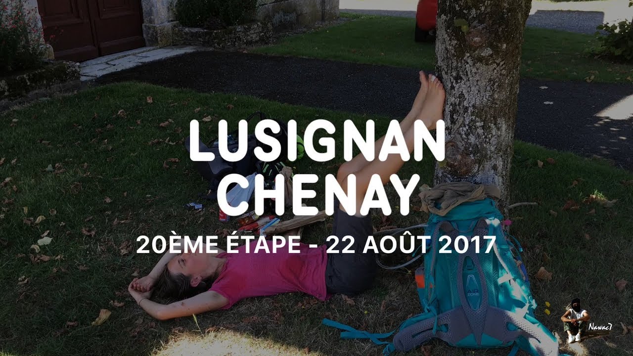 Étape 20 : Lusignan – Chenay / Saint-Jacques-de-Compostelle par la Voie de Tours – 22 août 2017.
