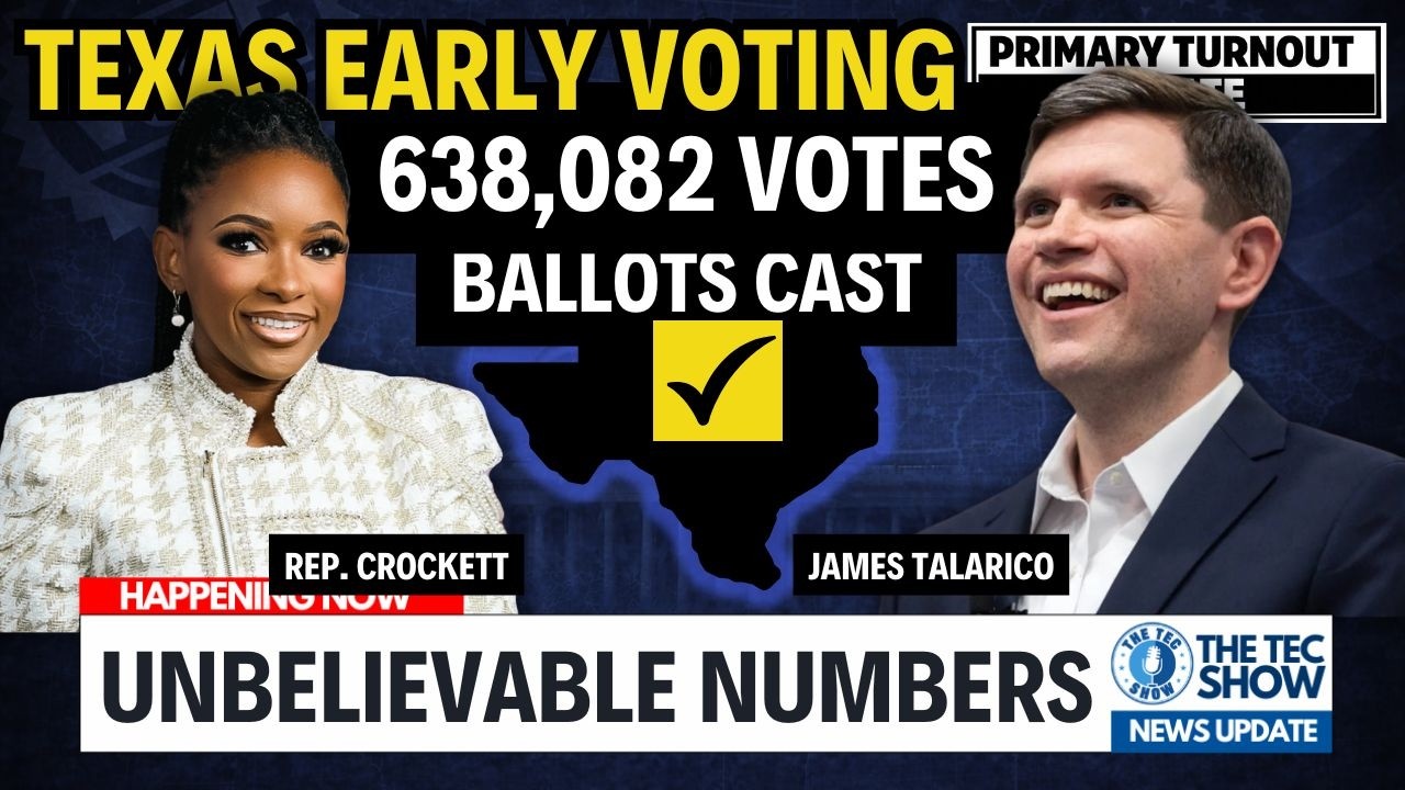 BREAKING: Democrats SURGE Past 2022 Turnout in Texas Primary