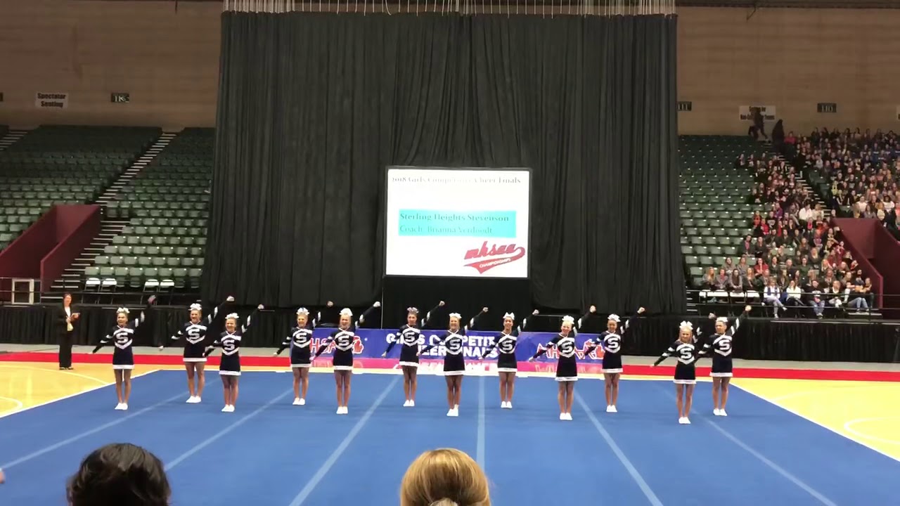 Sterling Heights Stevenson 2018 Competitive Cheer State Champions Round 2