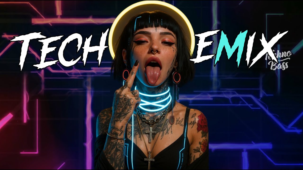 Techno Mix 2025😉🤘Лучшие песни Nonstop Techno для вечеринок, спортзала, игр🔥Hyper Techno Remix