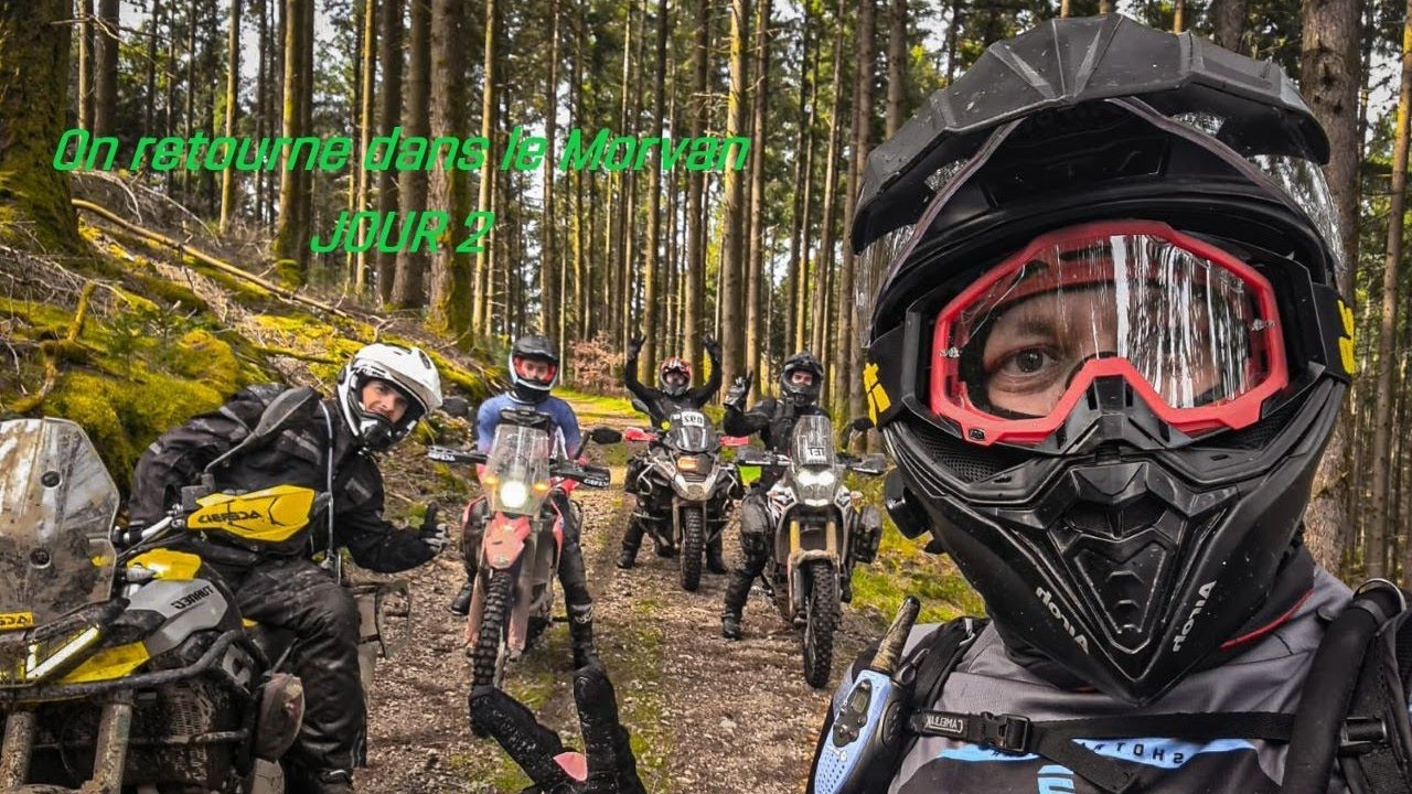 On retourne dans le Morvan  / JOUR 2/2 - TRAIL OFFROAD APRILIA TUAREG 660