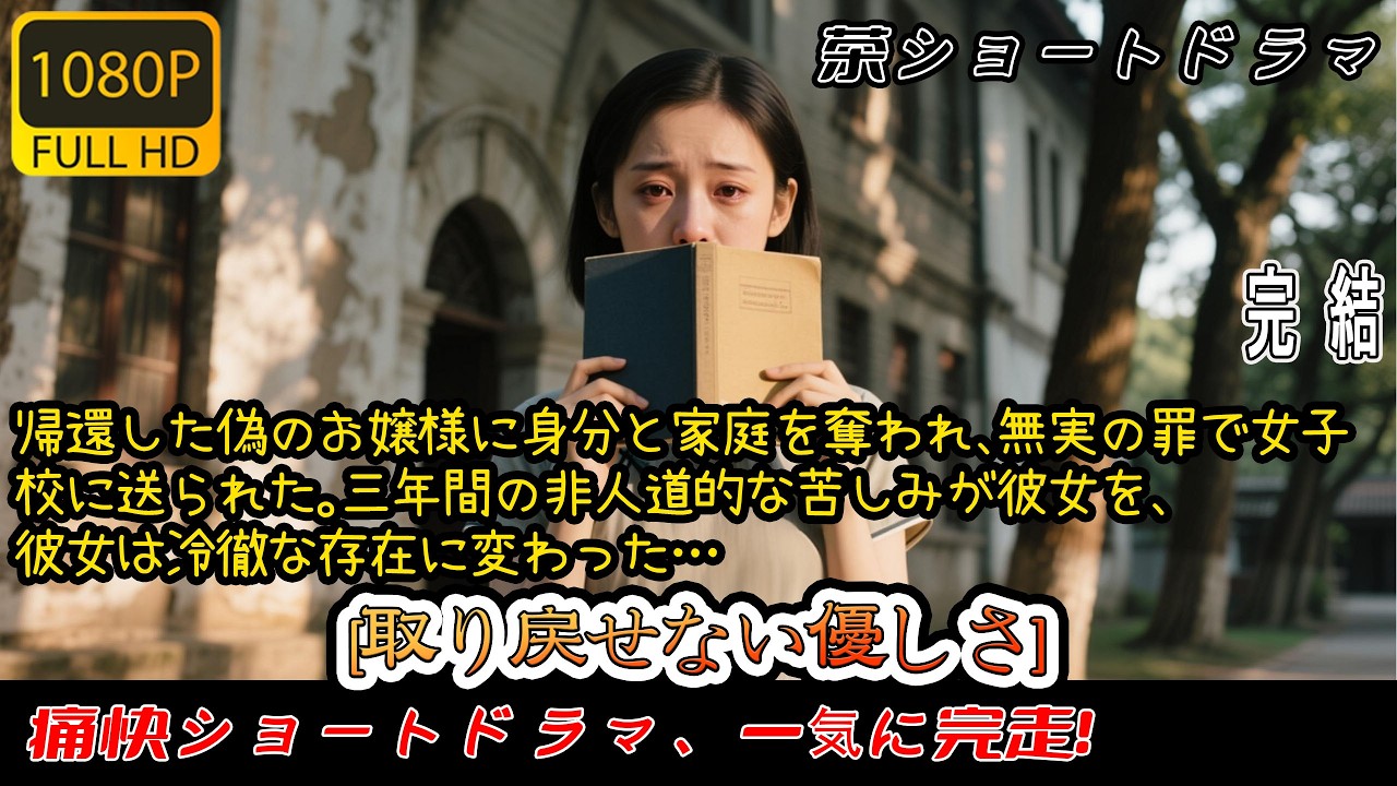 【日本語吹き替え完全版】彼女は許家の可愛いお嬢様だったが、帰還した偽のお嬢様に身分と家庭を奪われ、無実の罪で女子校に送られた。三年間の非人道的な苦しみが彼女を、彼女は冷徹な存在に変わった…