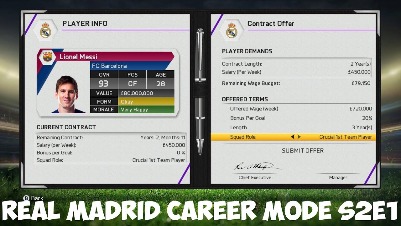 FIFA 15 Real Madrid Career Mode - A Very Messi Pre-Season - S2E1