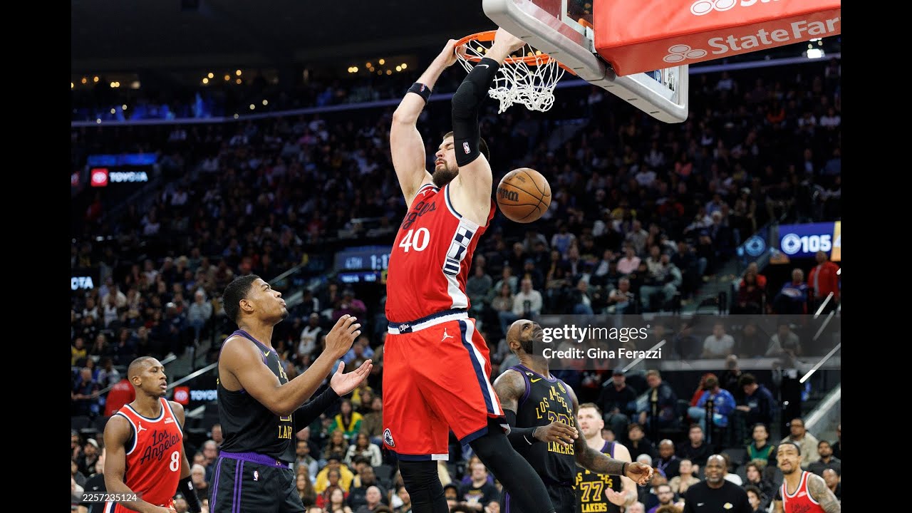 Ivica Zubac Full Highlights Los Angeles Lakers vs LA Clippers Jan 22, 2026