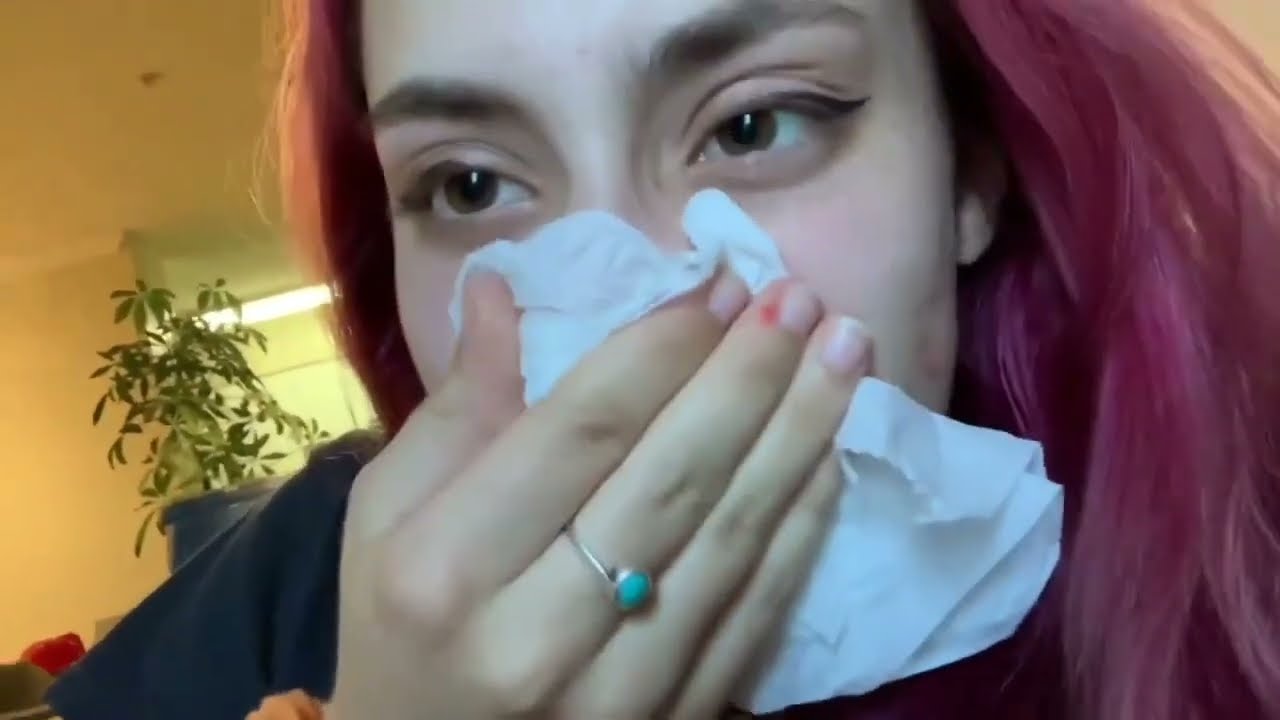 Cute Girl Sneezing 3