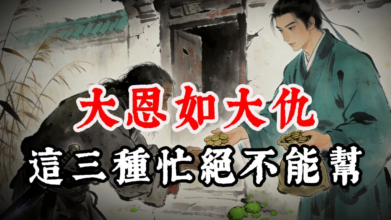 这三种忙千万别帮！帮了就是给自己树敌：揭秘人性最阴暗的“升米恩，斗米仇” ？#謀略#權謀#人性#心理學#智慧#鬼谷子#潛規則#社會真相#底層邏輯#處世智慧