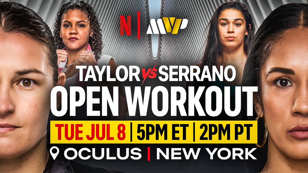 OPEN WORKOUT: Katie Taylor vs. Amanda Serrano 3 + Rosado v Vazquez & Soto v Davis Bouts | MVP