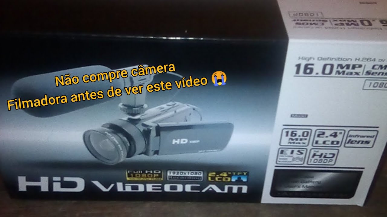 Como funciona a câmera filmadora HD 1080p