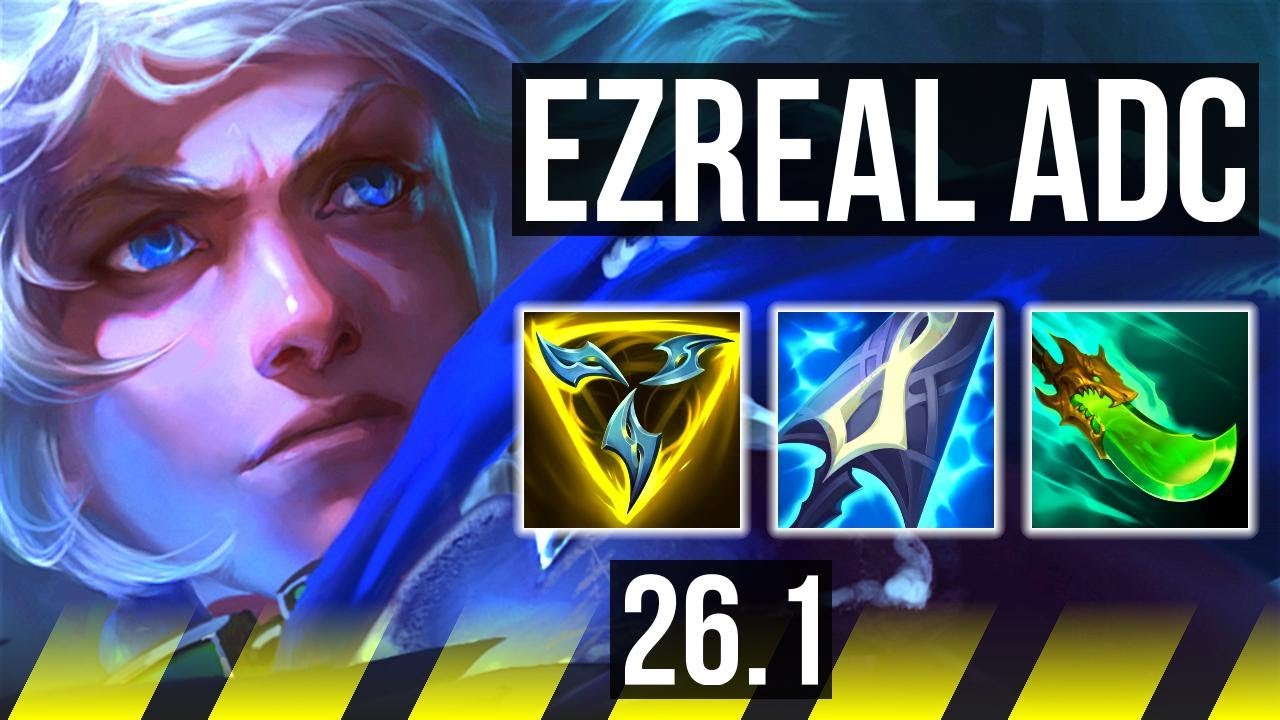 EZREAL & Blitzcrank vs JINX & Leona (ADC) | 57K damage, 4k gold comeback | KR Master | 26.1