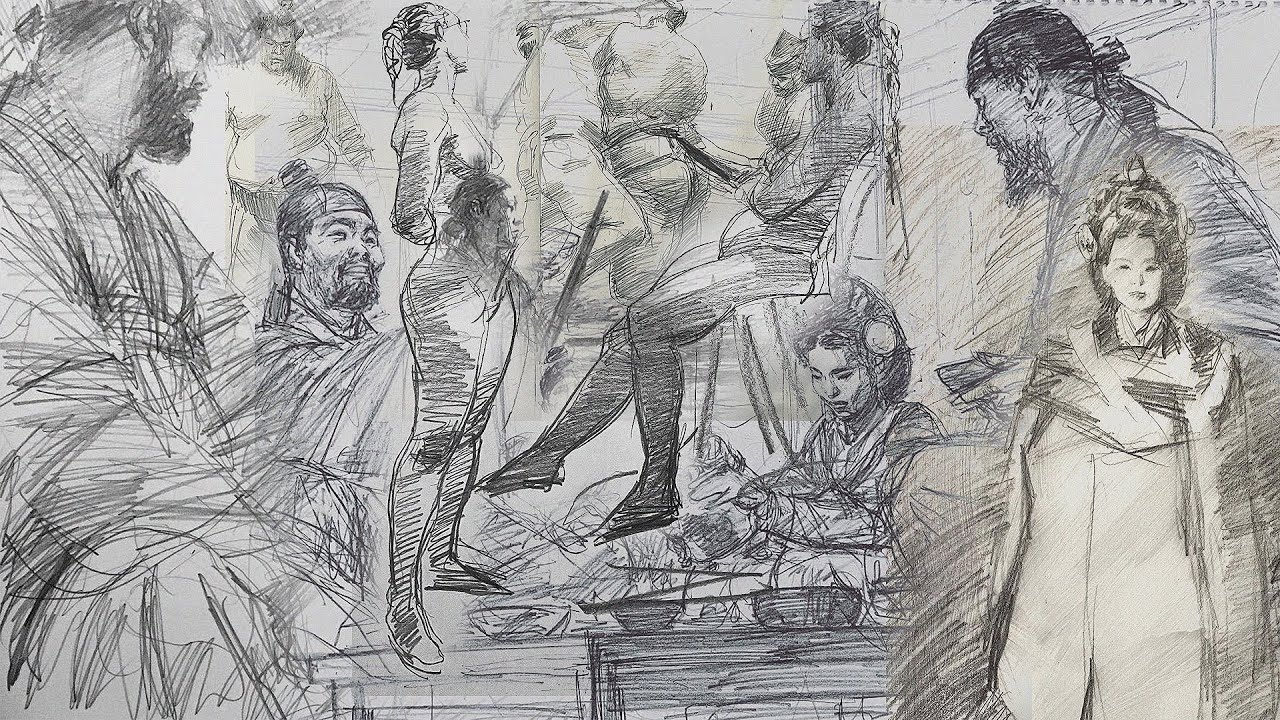 Learning CONTOURS & VALUES from QUICK Figure Studies【Paul Dainton】Art Review