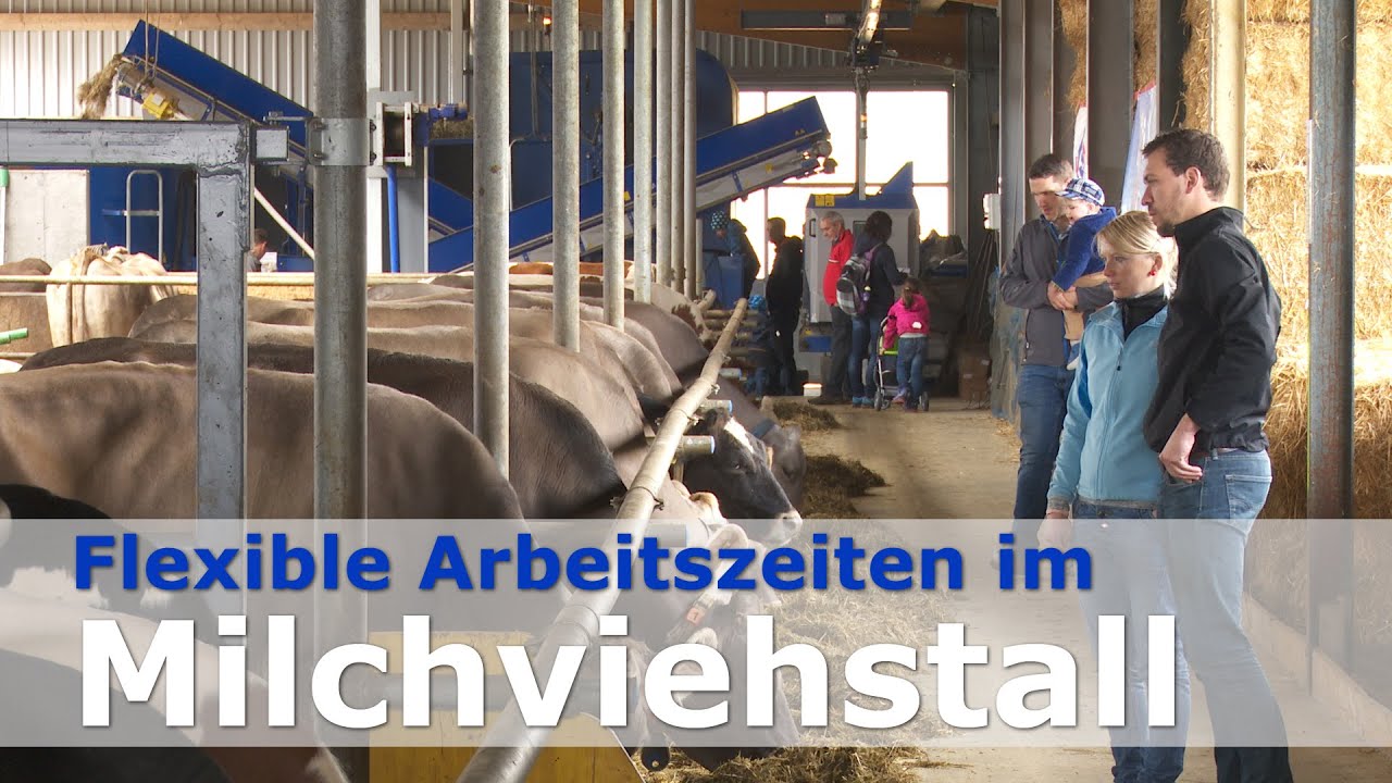 Agri Team Winznau - Flexible Arbeitszeiten im Milchviehstall (DeLaval VMS und Optimat)