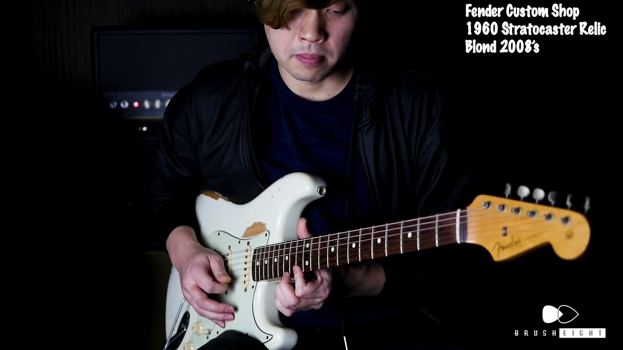【Brush eight】Fender Custom Shop 1960 Stratocaster Relic Blond 2008&rsquo;s