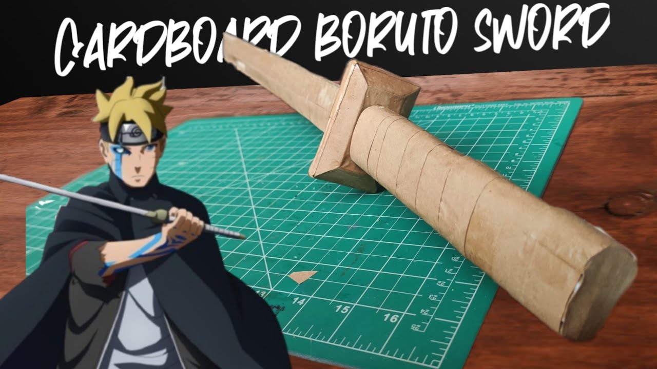 How to make boruto sword DIY  /out of cardboard/ sasuke sword