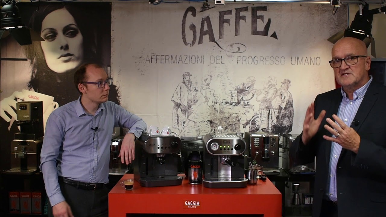 Обзор Gaggia Carezza - Gaggia Caffe TV - Изменения в функциях см. в описании