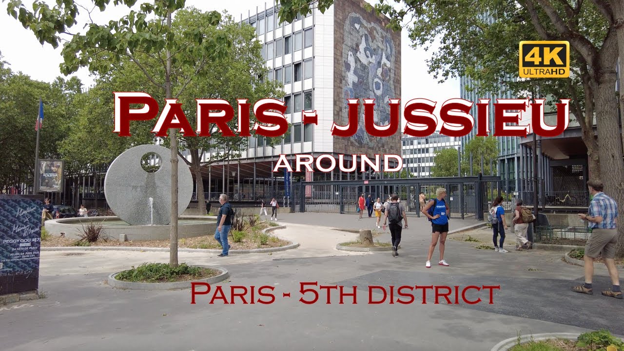 🇫🇷 Paris - Jussieu, Paris 5th, walk tour 4K, june 2021