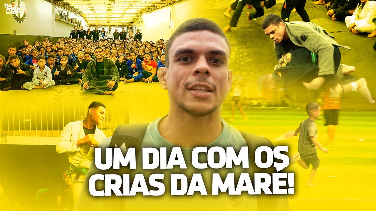 UM DIA NO COMPLEXO DA MARÉ COM OS CRIAS DA MARÉ TOP TEAM I BJJ CRIA VISITA com NATAN CHUENG