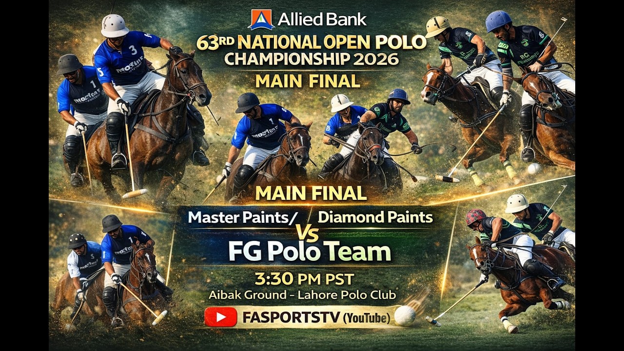 🏆  ALLIED BANK OPEN POLO CHAMPIONSHIP QUAID-E-AZAM GOLD CUP 2026 Master/Diamond Paints Vs FG Polo