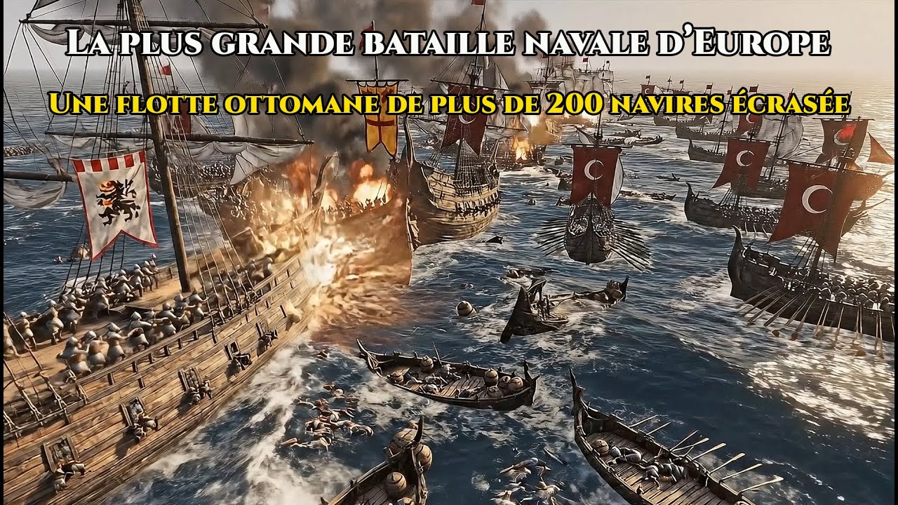 Lépante 1571 : La plus grande bataille navale de l’histoire européenne – La flotte ottomane écrasée