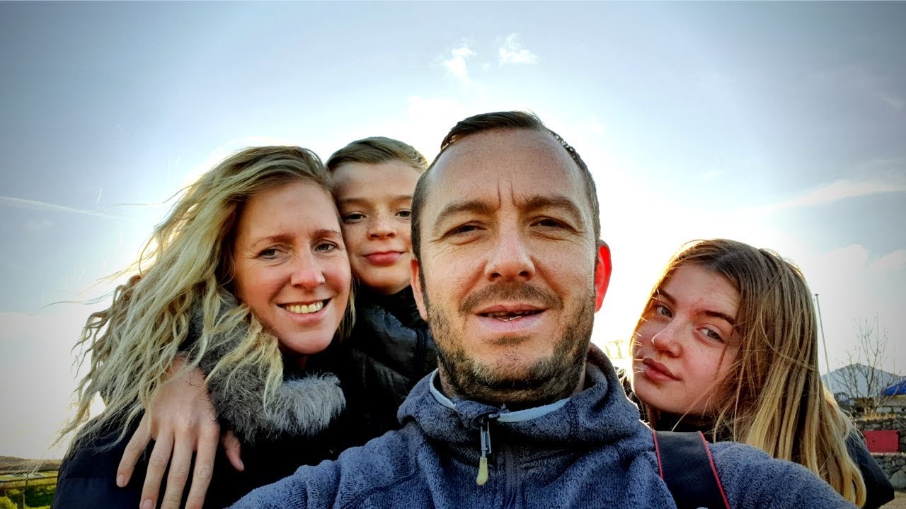 Family Camping in North Wales in October