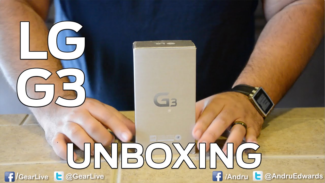 LG G3 Android smartphone unboxing & overview