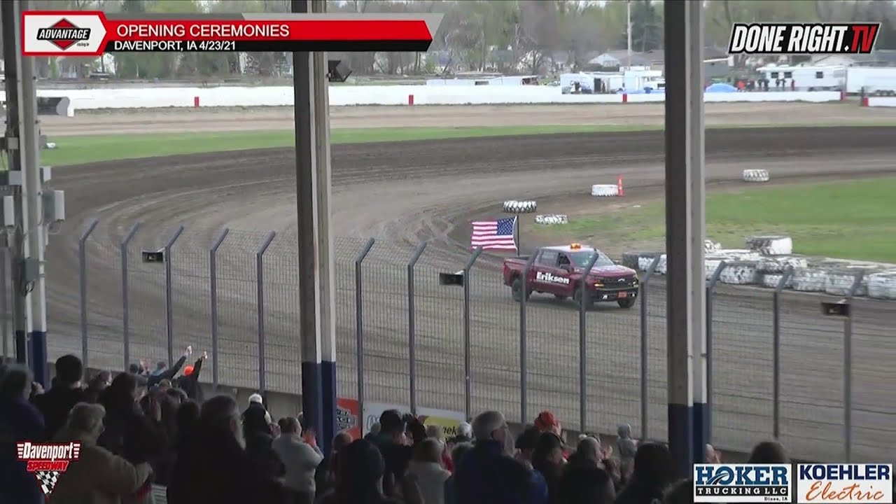 Local announcer sings national anthem when music file doesn't play