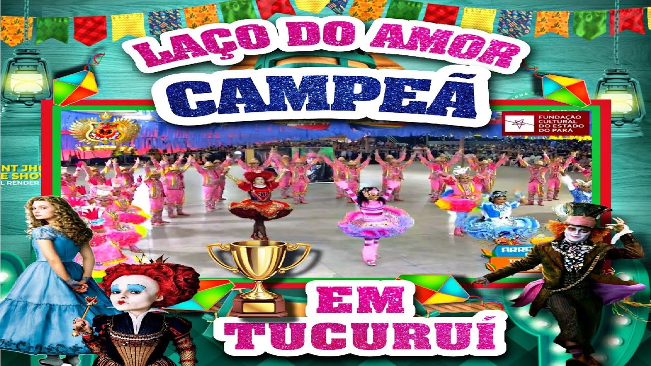 QUADRILHA LAÇO DO AMOR CAMPEÃ NO FESTIVAL JUNINO DE TUCURUÍ 2022.