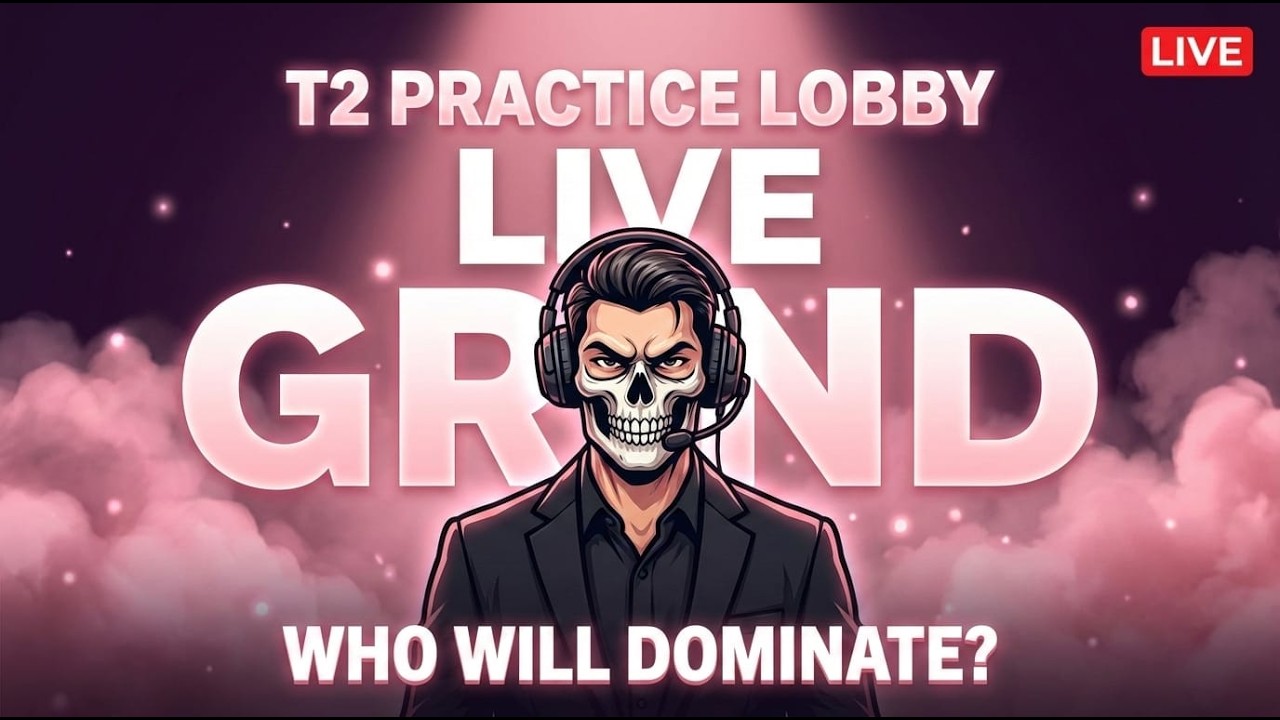 🔴[HI] Free fire live|| T2 LOBBY  || with Caster.Cipher Ft.  EL, M1, T1, CL, GT,  INV and MANY MORE..