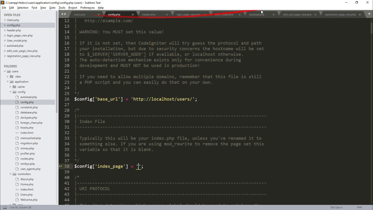 System Notification Using Flash Data in CodeIgniter