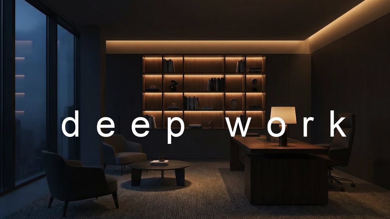Quiet Luxury Winter Office – Deep Work Music for Intense Focus & Productivity