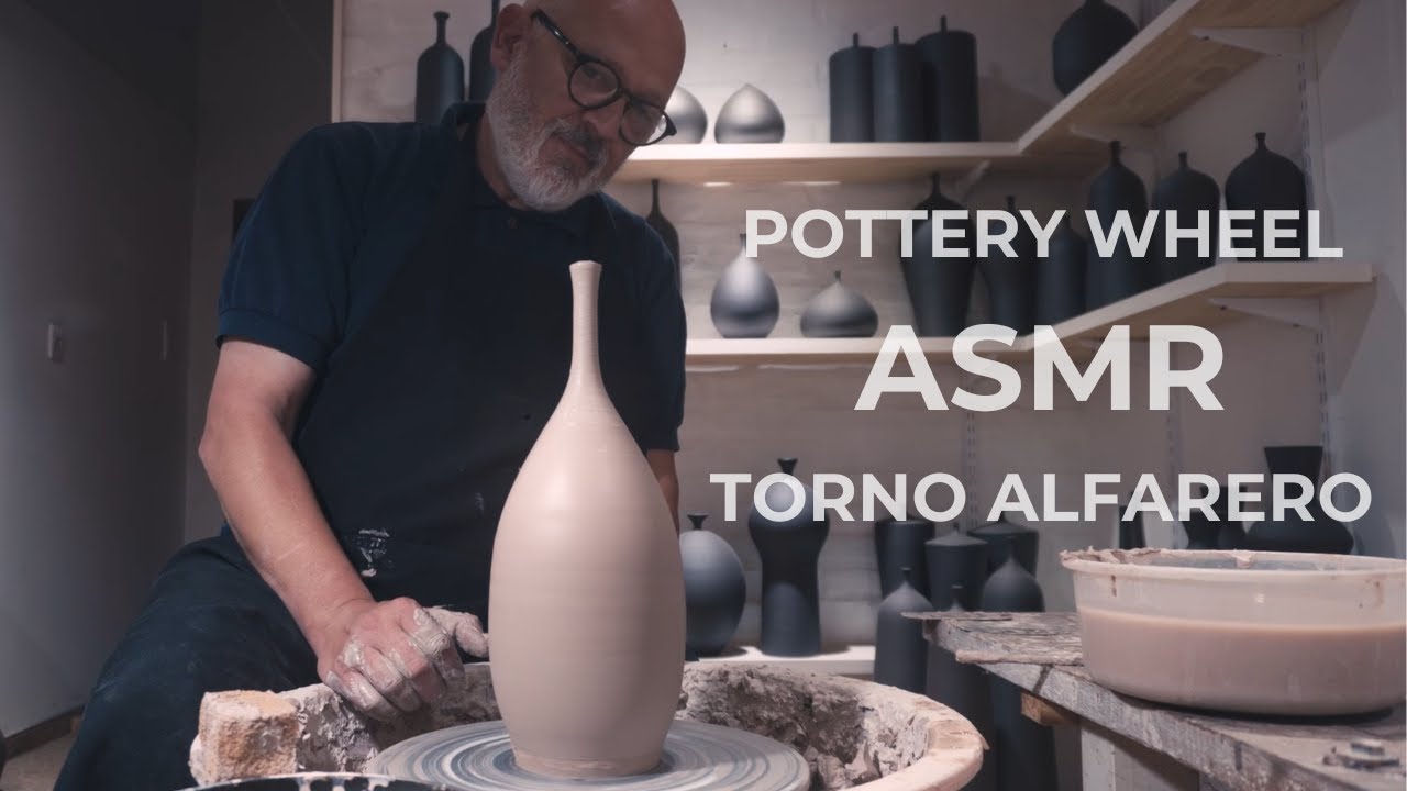 ASMR  - Como hacer esta pieza en el torno alfarero