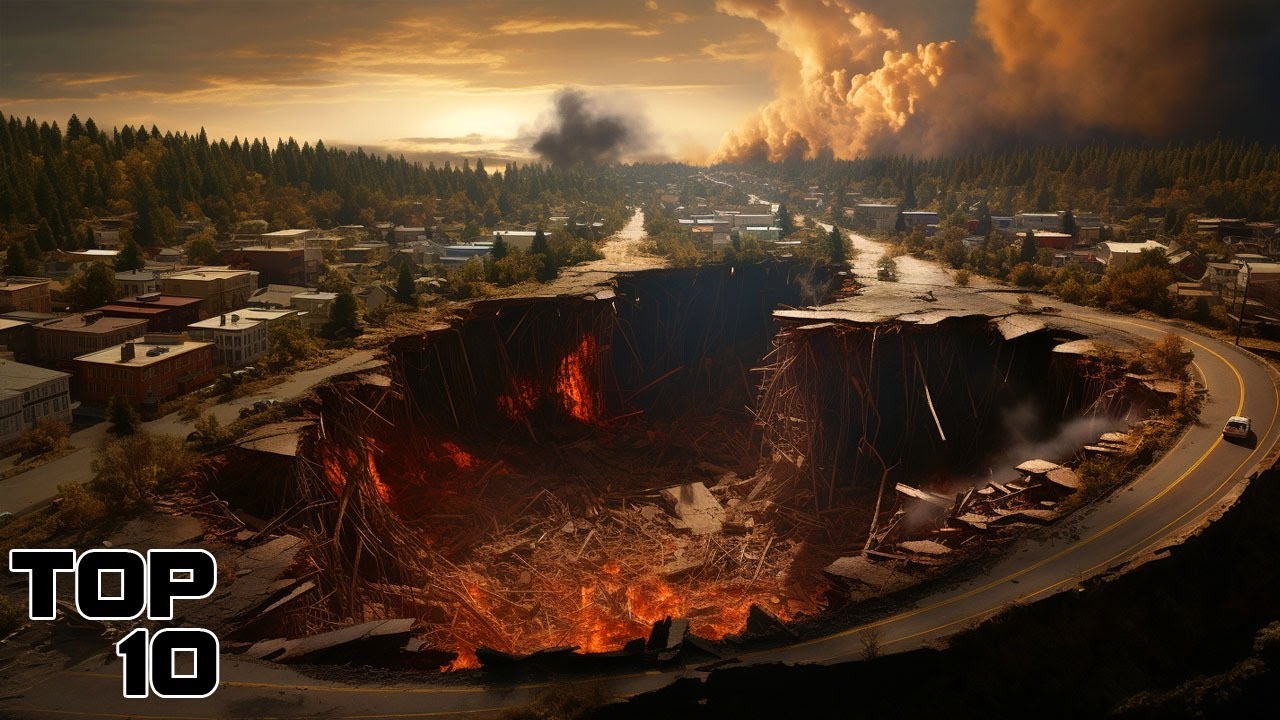Top 10 Scary Sinkholes Caught On Camera