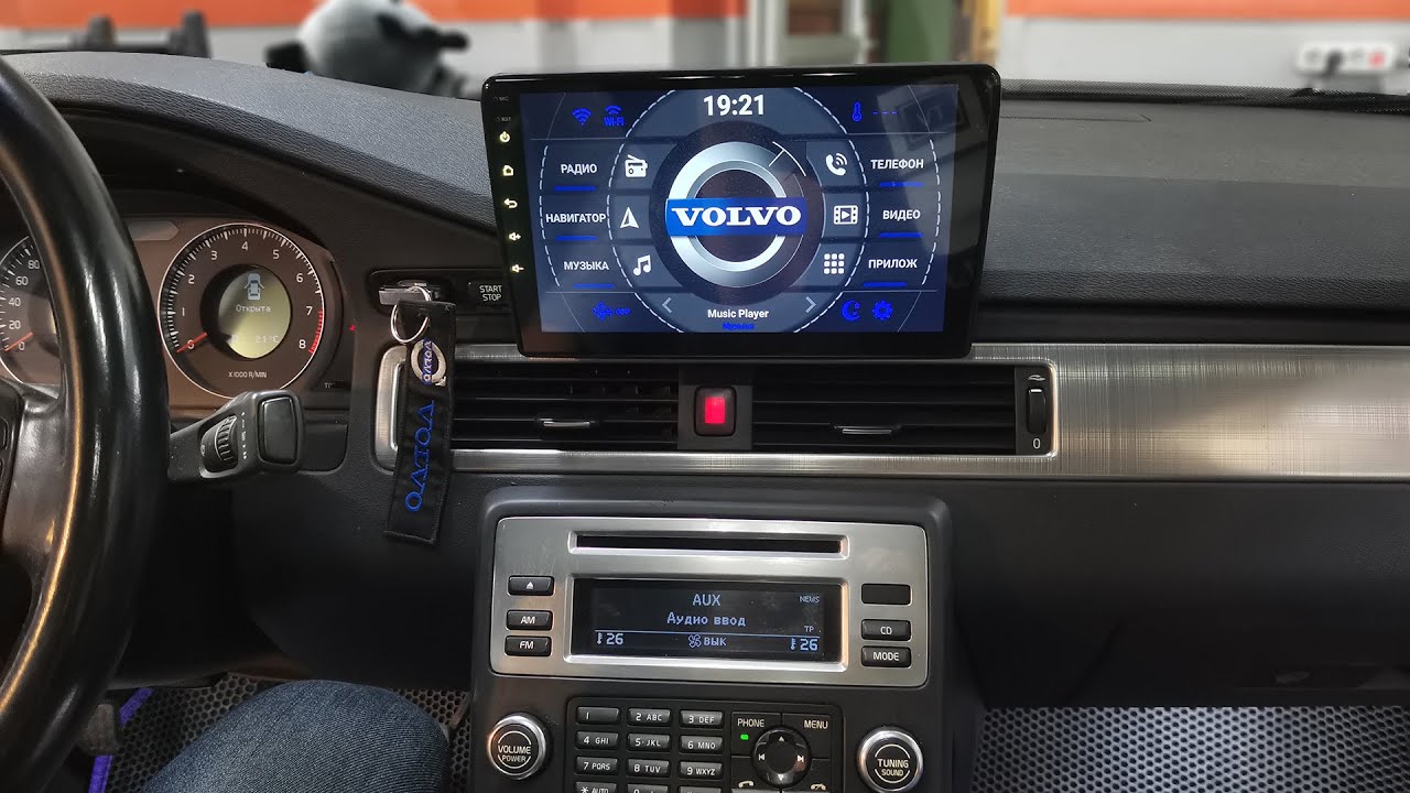 Магнитола андроид в Vovlo S80 и XC70