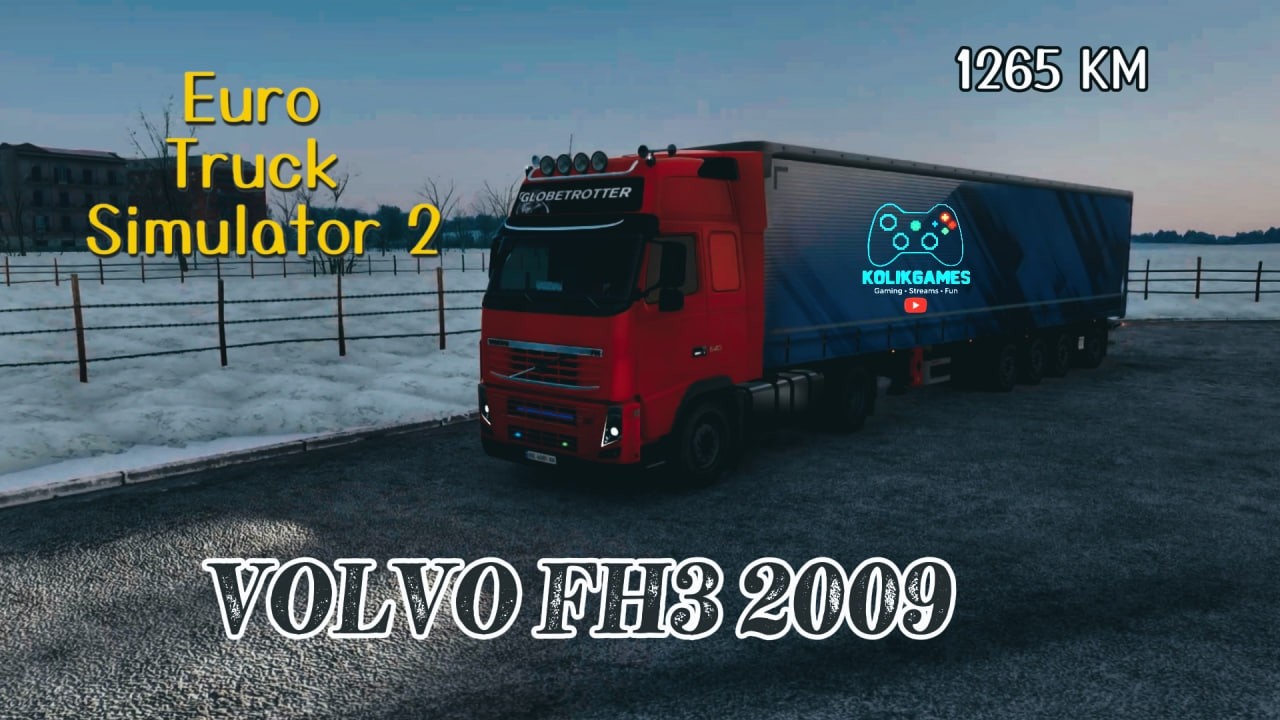 1265 км 30 год.  ДОРОГИ на VOLVO FH3 - Euro Truck Simulator 2 | REALISTIC GRAPHICS |
