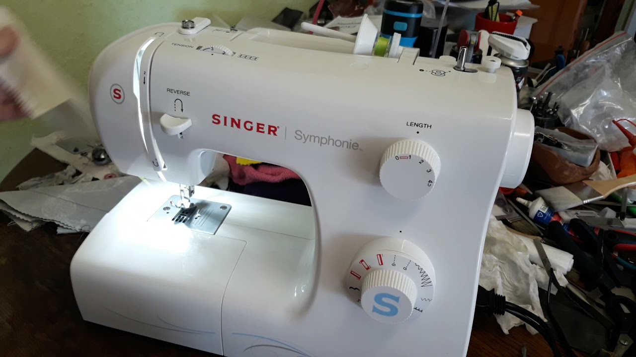 Singer Nähmaschine Modell 2250 Symphonie تجريب العمل  النهائي للماكينة