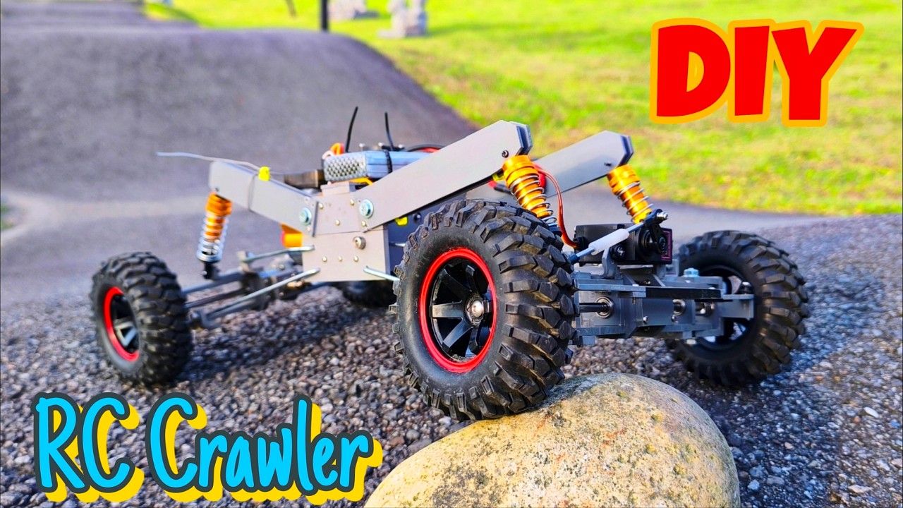 Turning My Handmade RC Car Into a Crawler !
