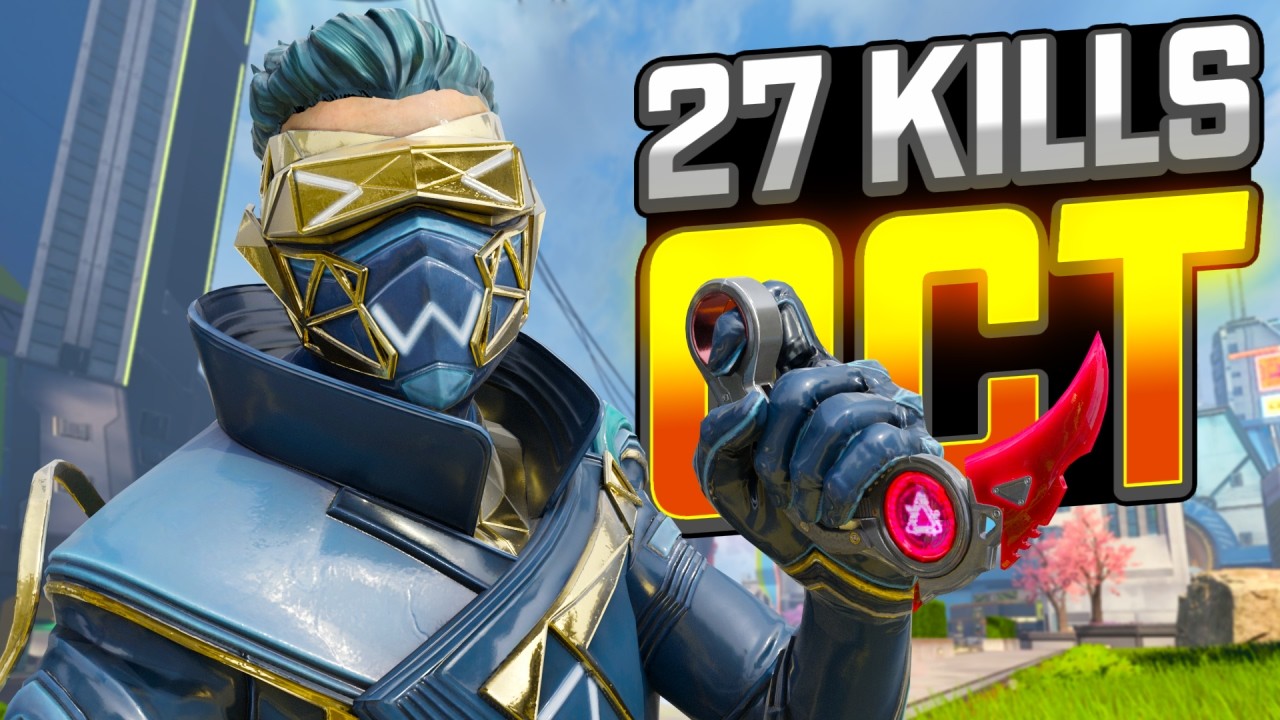Потрясающий Октан: 27 убийств и 5000 урона в Apex Legends.
