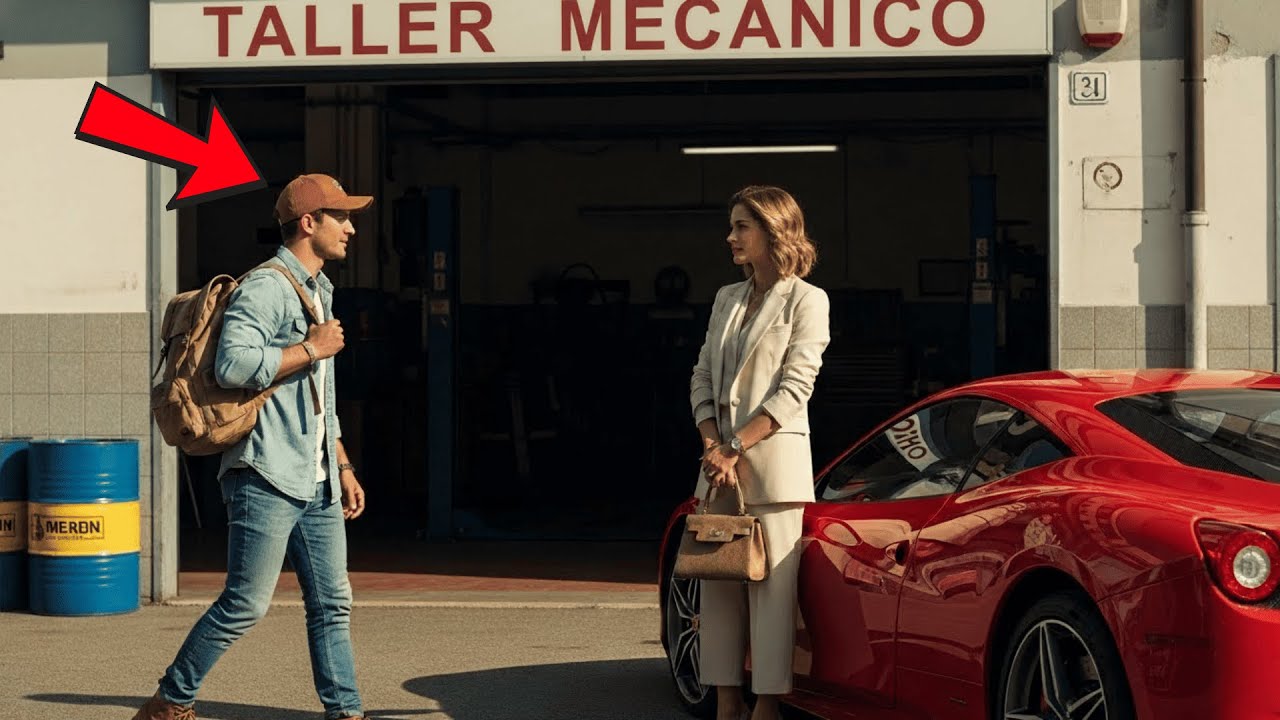 Nadie Arreglaba El Ferrari De La Millonaria... Hasta Que Un Mecánico Desempleado Lo Dejó Como Nuevo