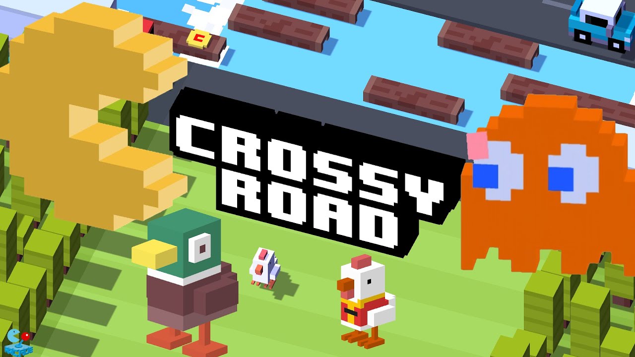 Crossy Road Pac-Man 256 Theme Unlock Secret Character Clyde